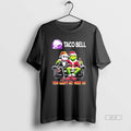 Official Trendy Taco Bell Logo Santa Jack And Grinch You Cant Sit With Us Tee