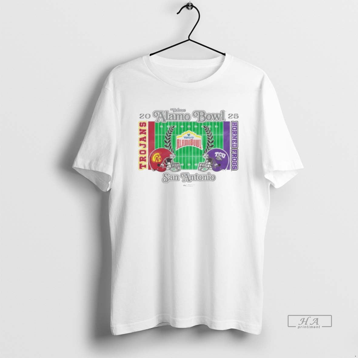 Official Usc Trojans Vs Tcu Horned Frogs 2025 Valero Alamo Bowl 2 Team Stadium T-Shirts, Hoodie, Sweatshirt | CiraTrend.com