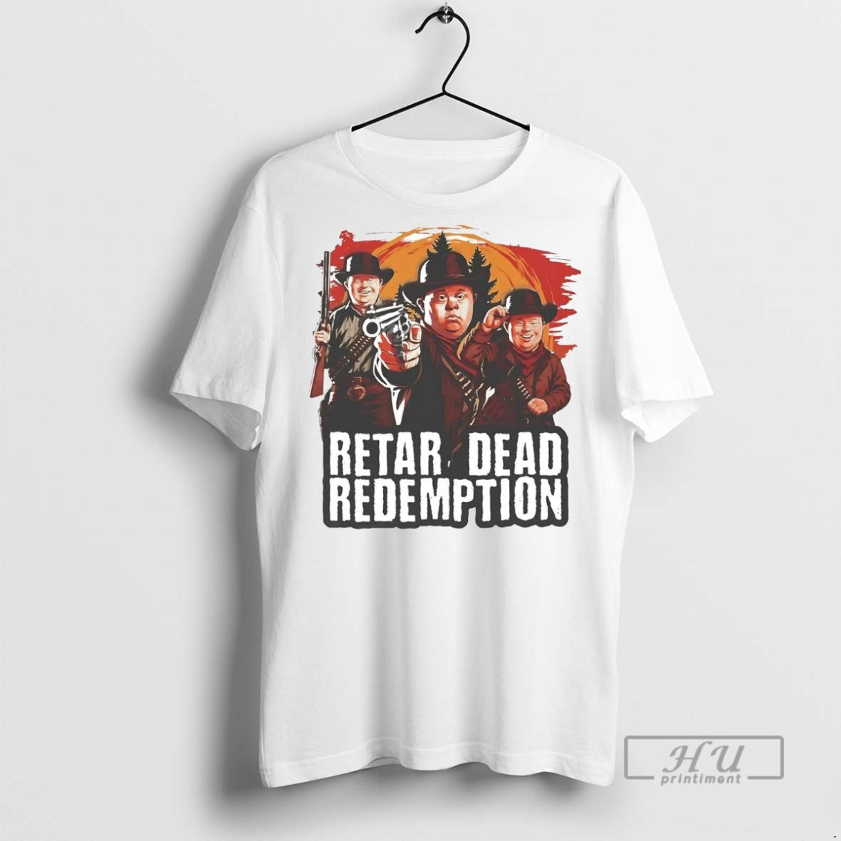 Officials Down Syndrome Retar Red Dead Redemption Parody T Shirt