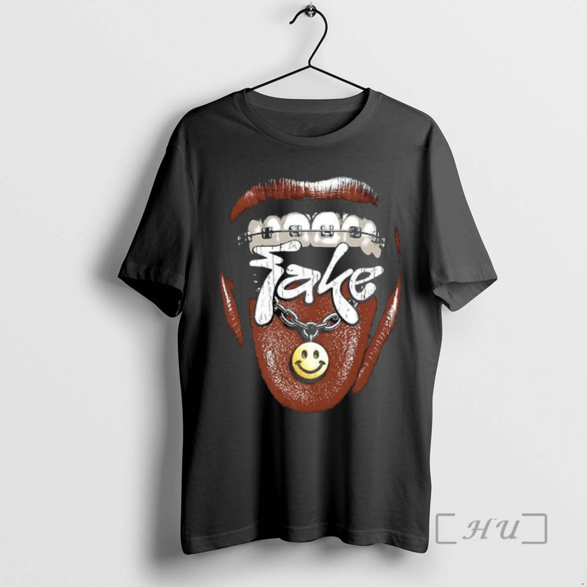 Officials Fake Smile Braces Mouth Gothic Dark Art Woman T-Shirts, Hoodie, Sweatshirt | CiraTrend.com