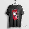 Officials Georgia Bulldogs Football Battle Shattered Usa Flag Rip Design T-Shirts, Hoodie, Sweatshirt | CiraTrend.com