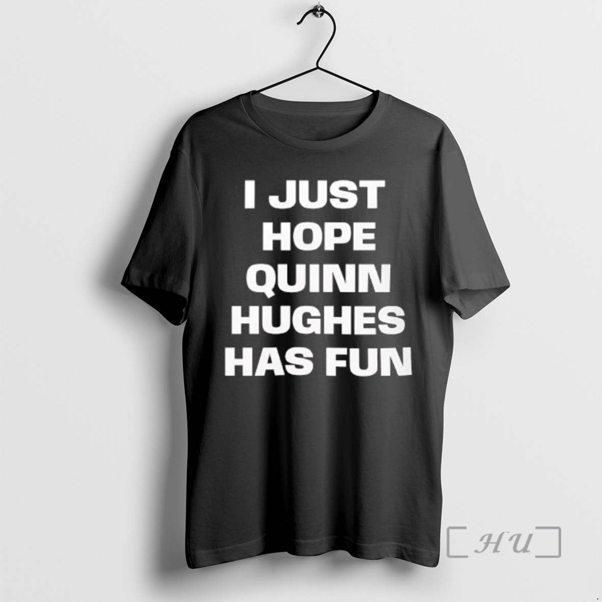 Officials I Just Hope Quinn Hughes Has Fun Text T-Shirts, Hoodie, Sweatshirt | CiraTrend.com