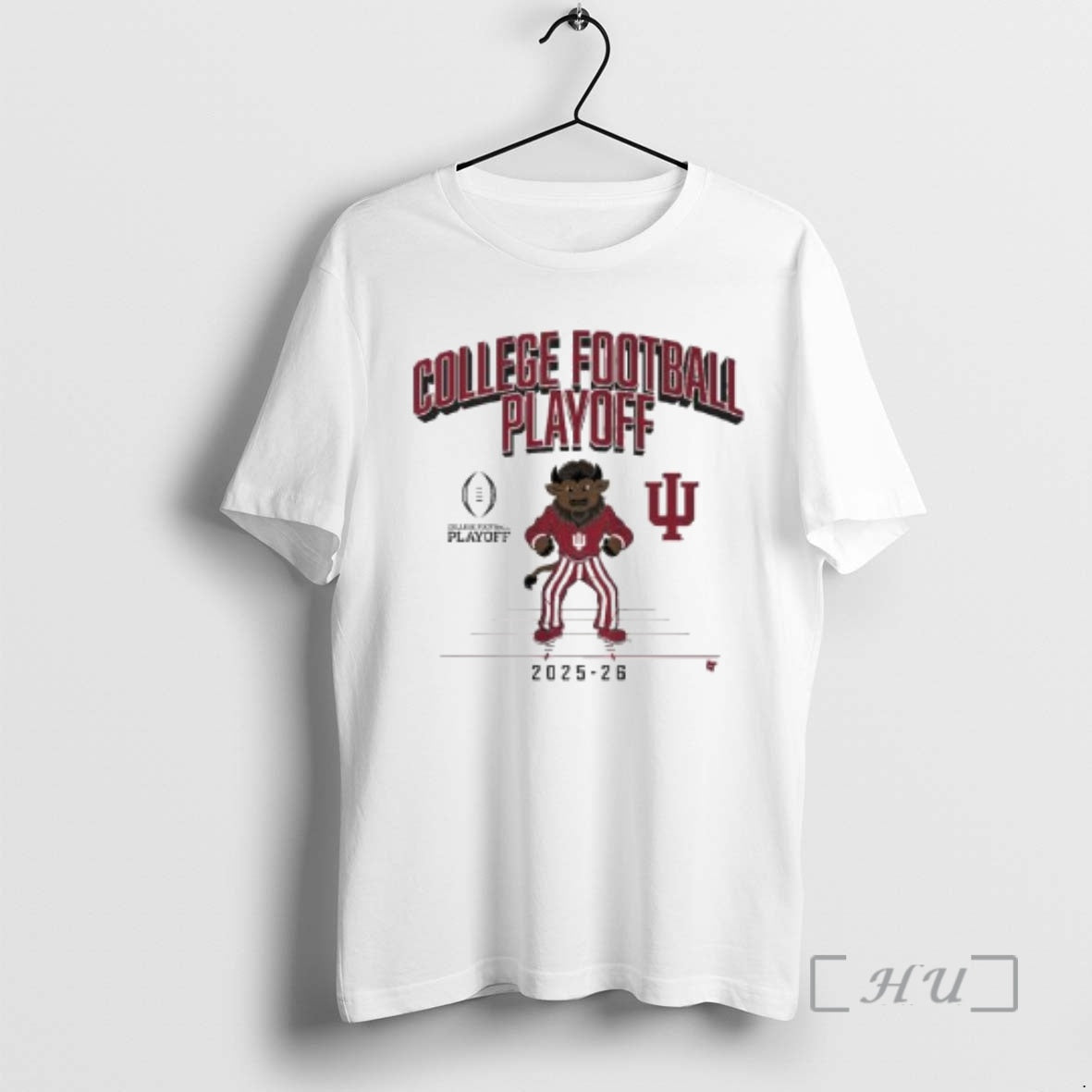 Officials Indiana Football 2025 College Football Playoff Mascot Circle White T-Shirts, Hoodie, Sweatshirt | CiraTrend.com