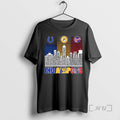 Officials Indianapolis Sports Colts Pacers Fever All Names City Skyline T-Shirts, Hoodie, Sweatshirt | CiraTrend.com