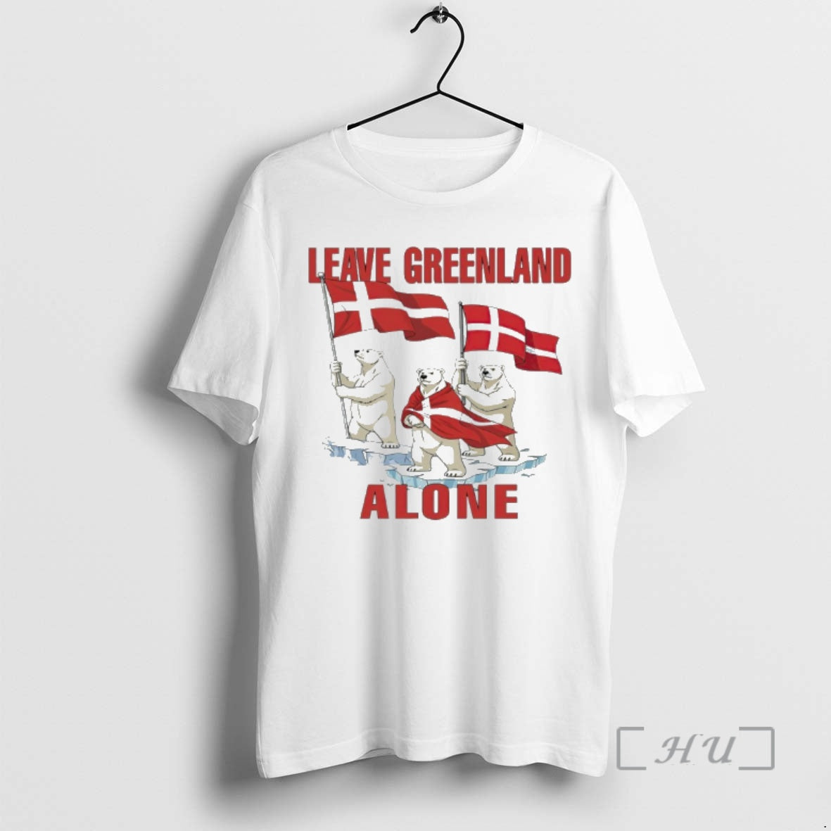 Officials Leave Greenland Alone Polar Bear With Greenland Flag T-Shirts, Hoodie, Sweatshirt | CiraTrend.com