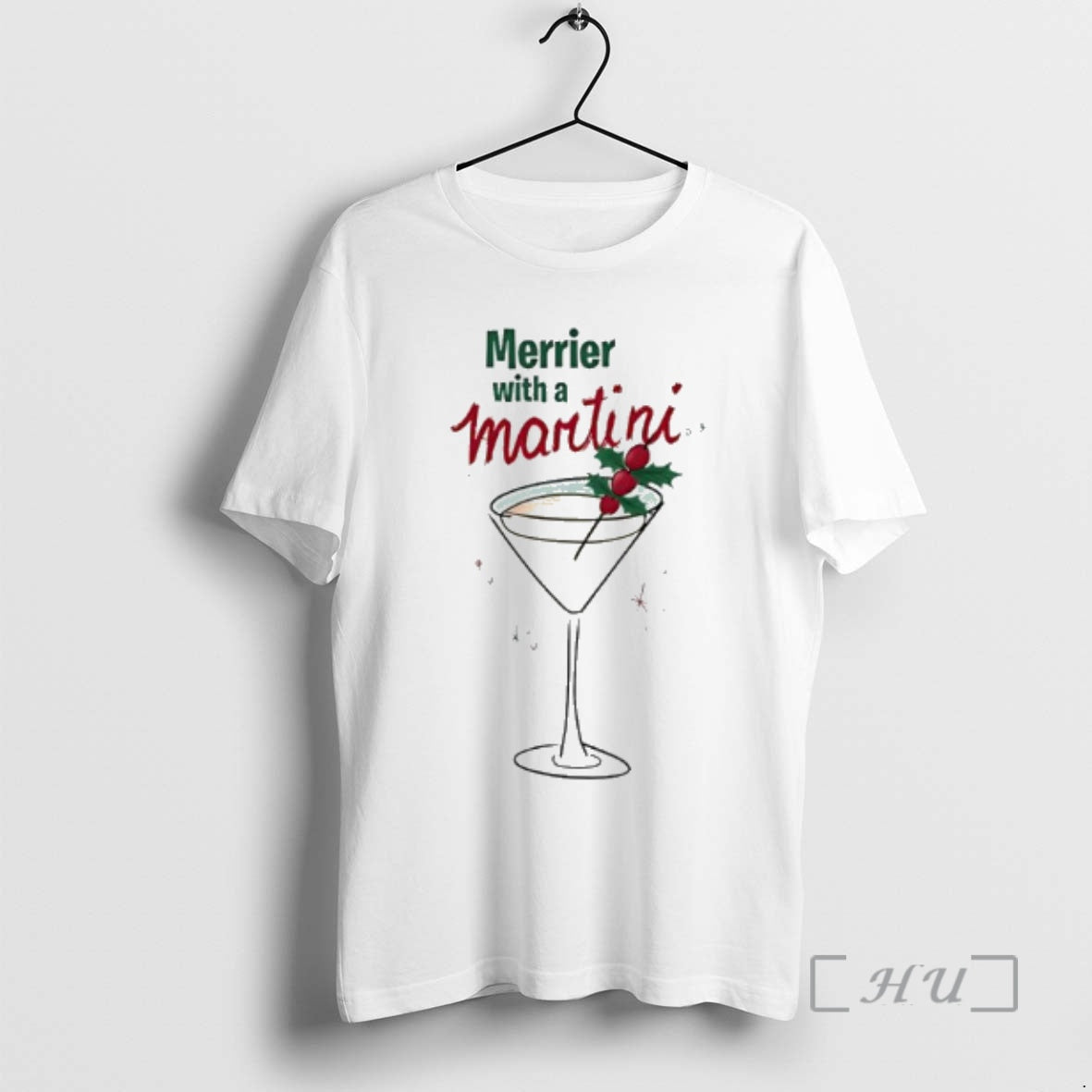 Officials Merrier With A Martini Christmas T-Shirts, Hoodie, Sweatshirt | CiraTrend.com