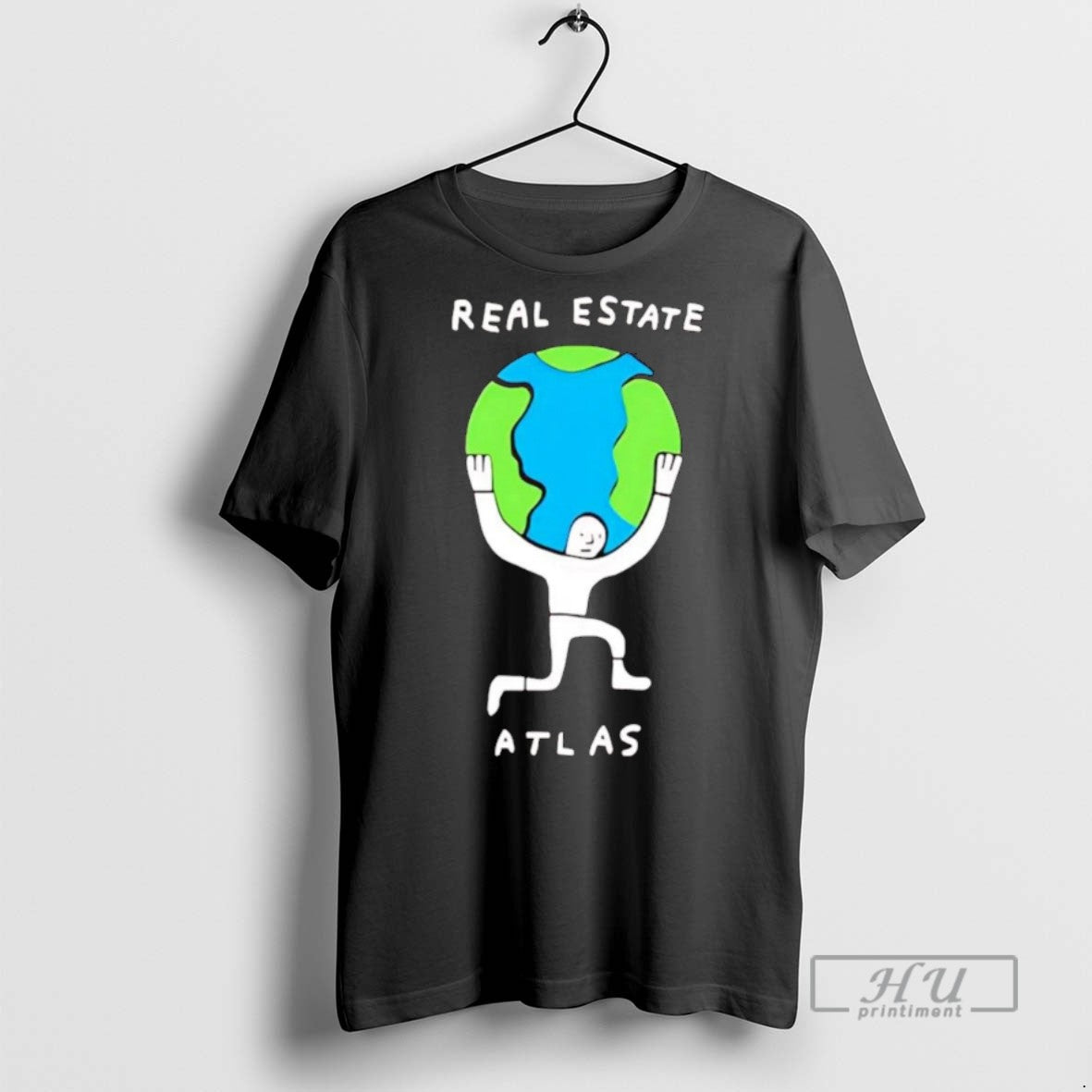 Officials Planet Earth Real Estate Atlas Tee Shirt