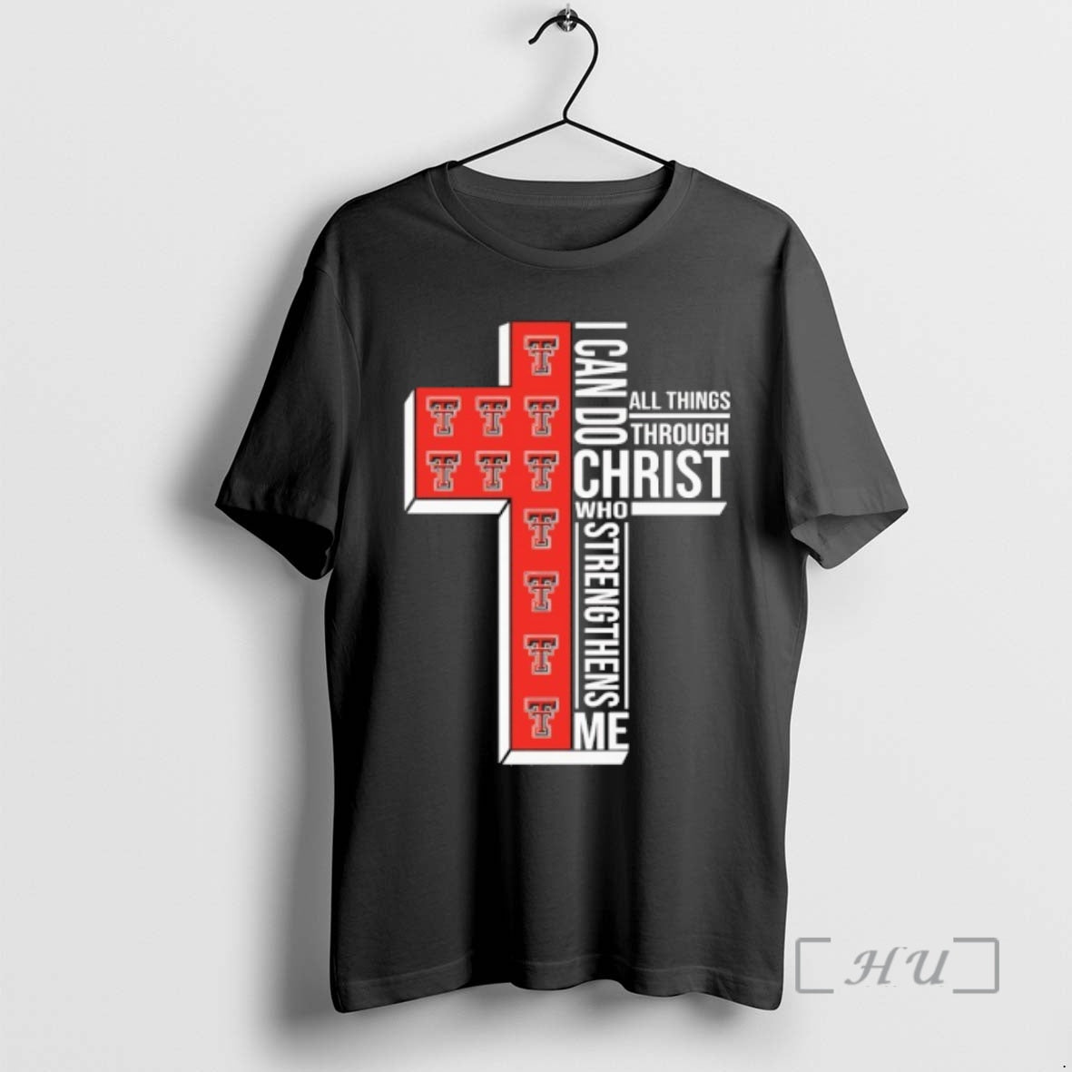 Officials Texas Tech University Cross I Can Do All Things Through Christ Who Strengthen Me T-Shirts, Hoodie, Sweatshirt