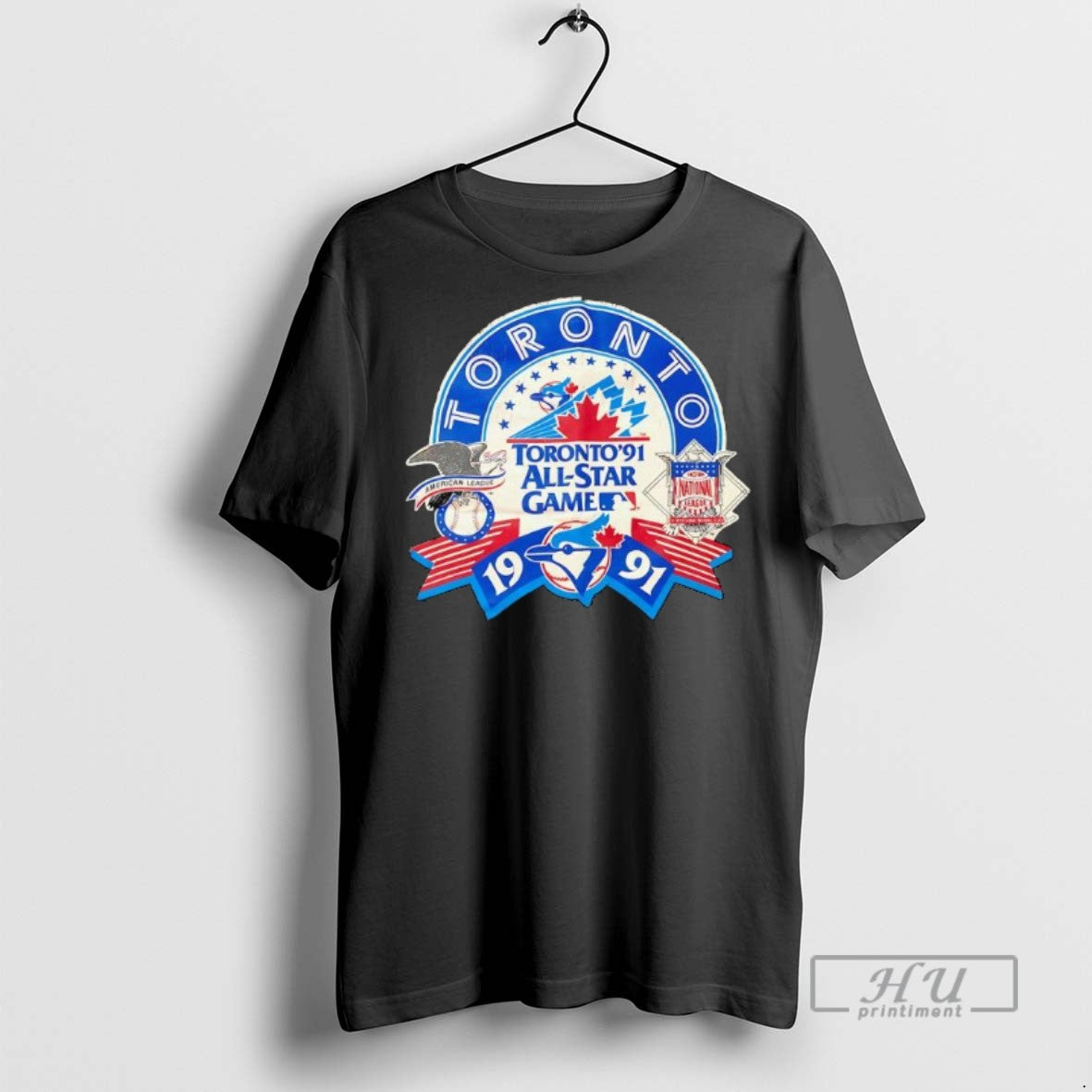 Officials Toronto Blue Jays All Star Game American League 1991 Tee Shirt
