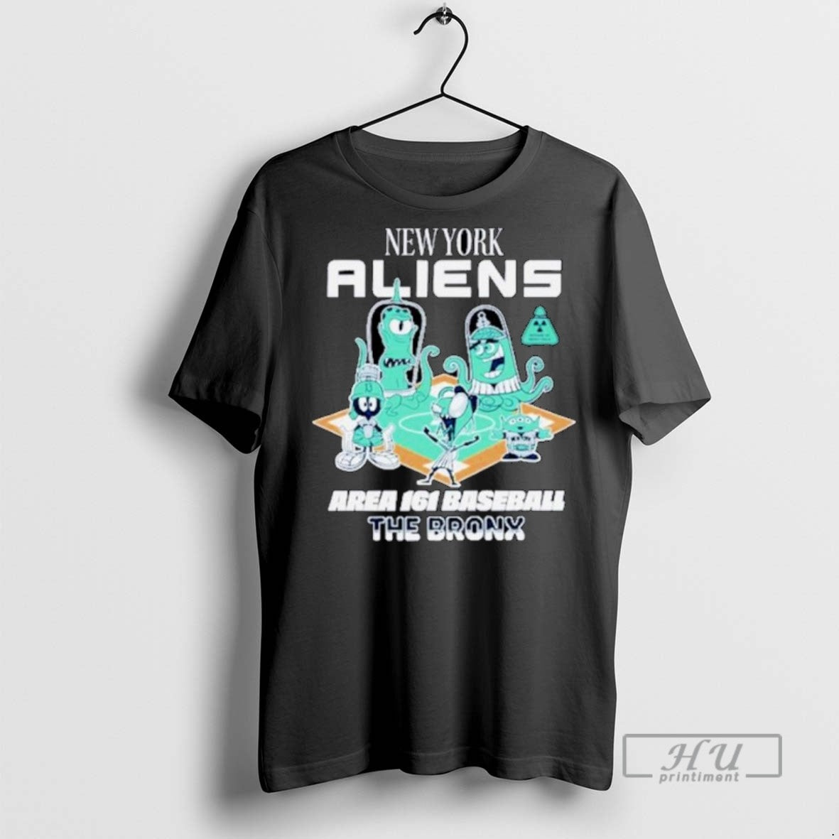 Officials Trending New York Aliens Area 161 Baseball The Bronx Ornaments Tee Shirt