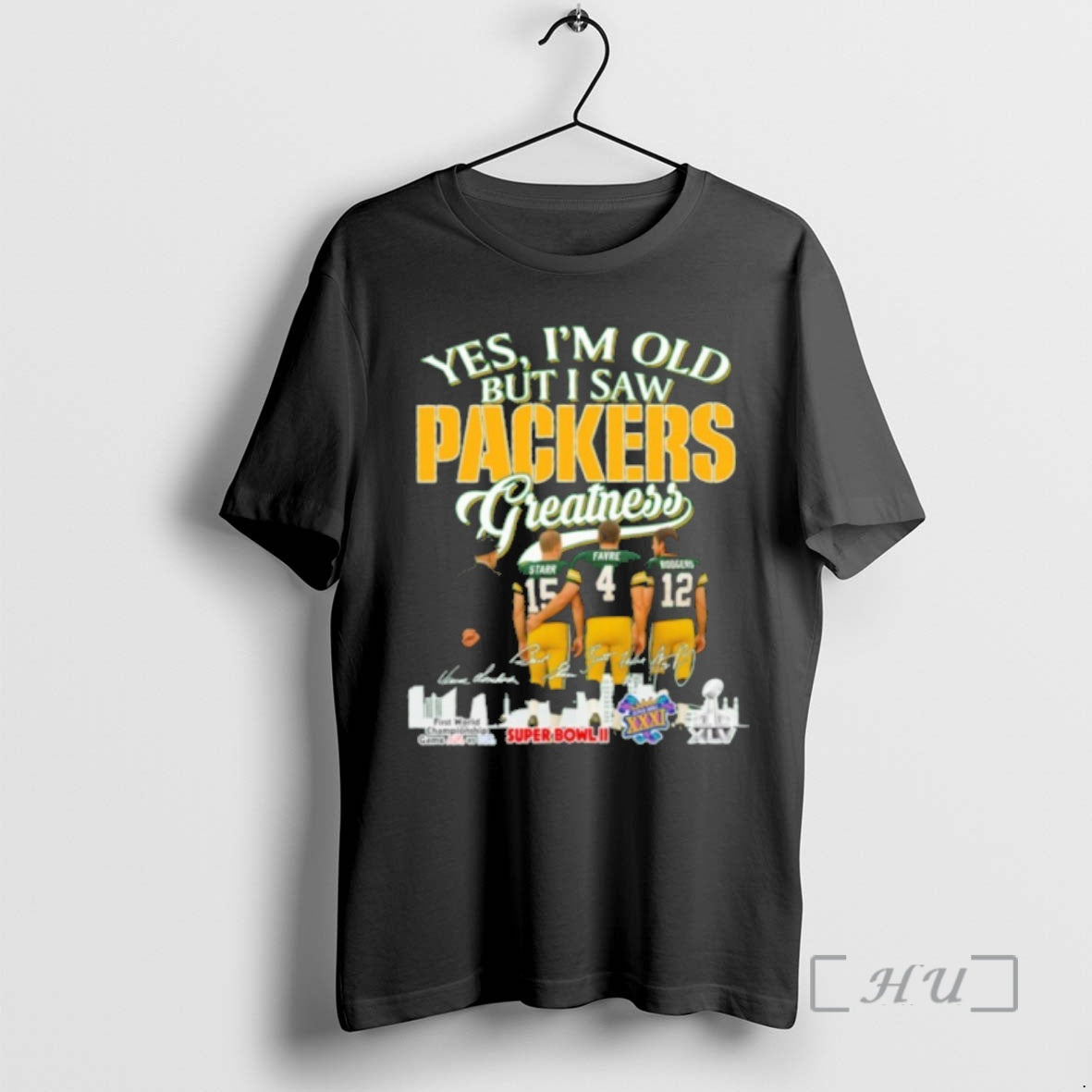 Officials Yes Im Old But I Saw Packers Greatness Player Signature City Premium T Shirts Hoodie, Sweatshirt | CiraTrend.com