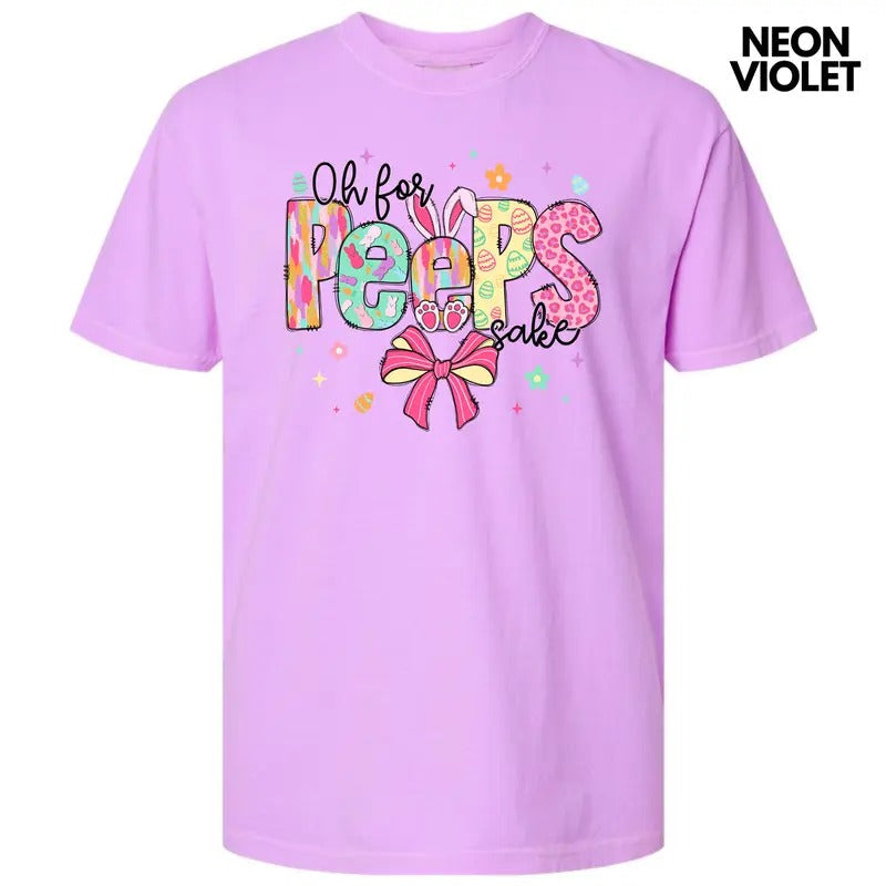 Oh For Peeps Sake Comfort Colors T-Shirt 'NLB' Hoodie, Sweatshirt | CiraTrend.com
