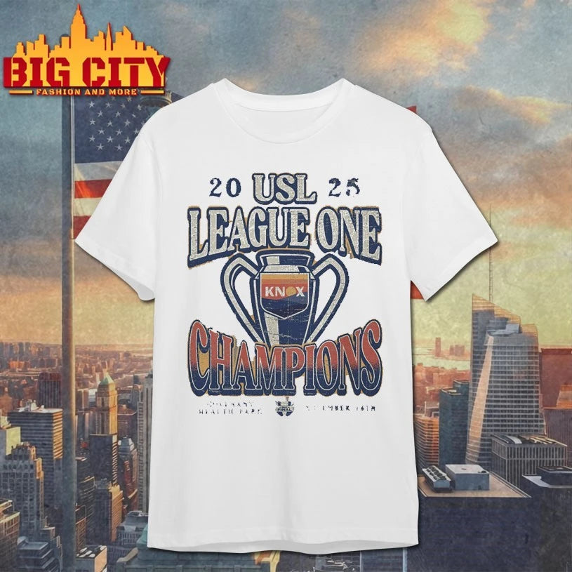 One Knoxville SC 2025 USL League One Final Champions Trophy shirt