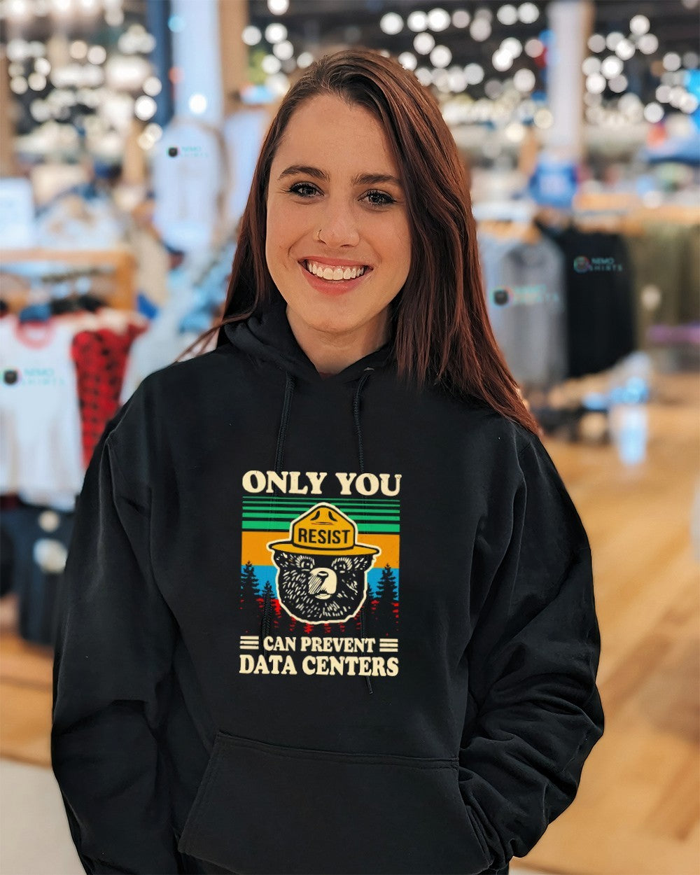 Only you can prevent resist bear shirt