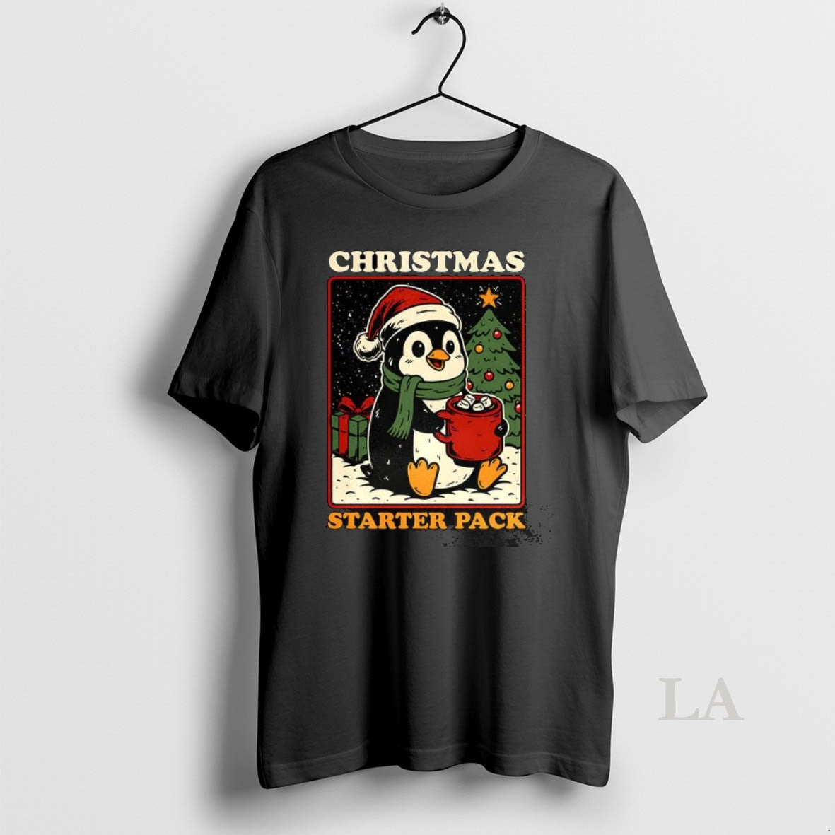 Original Christmas Penguin Starter Pack Hot Chocolate With Marshmallows T-Shirts, Hoodie, Sweatshirt | CiraTrend.com