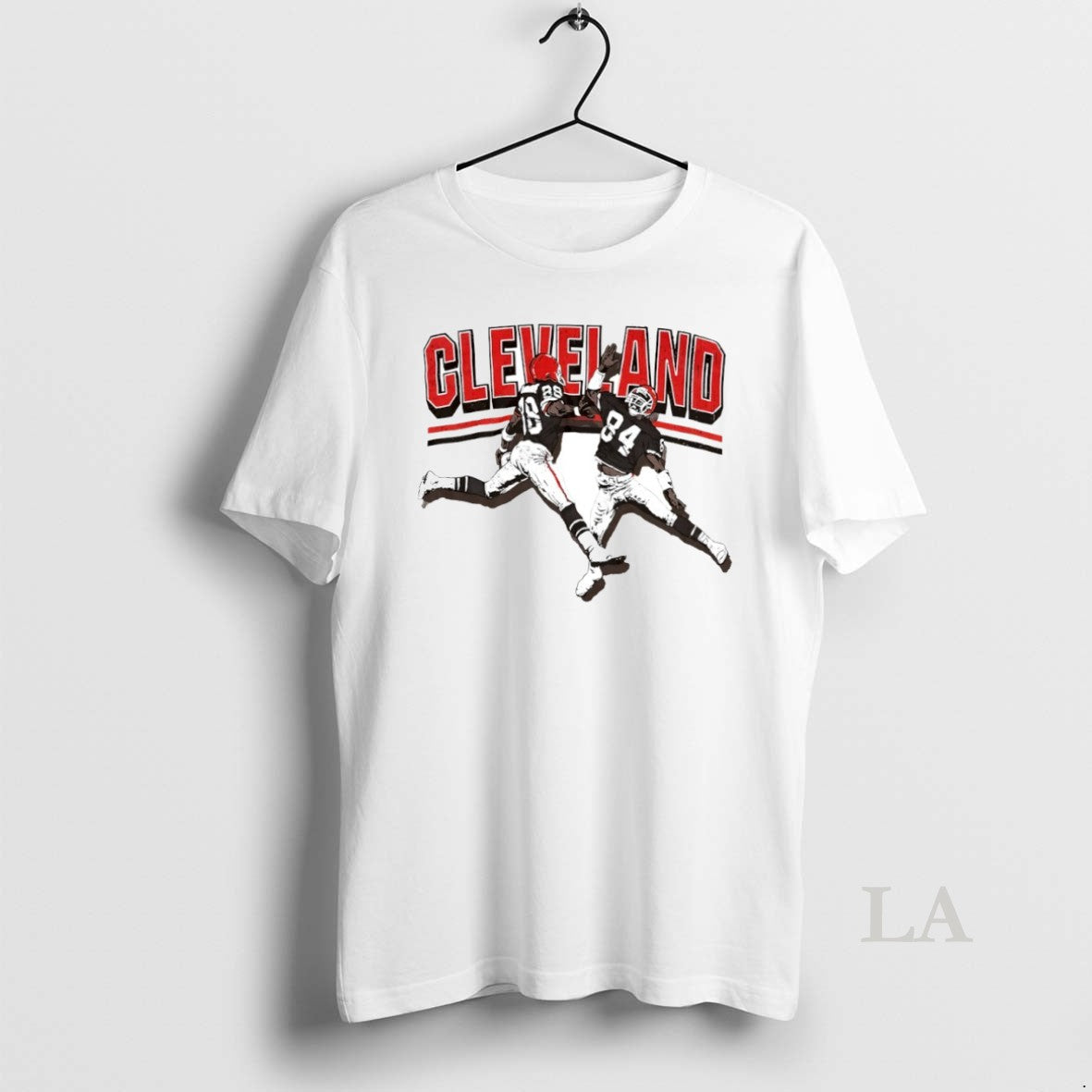 Original Cleveland Browns Football Webster Slaughter And Reggie Langhorne High Five Circle T-Shirts, Hoodie, Sweatshirt