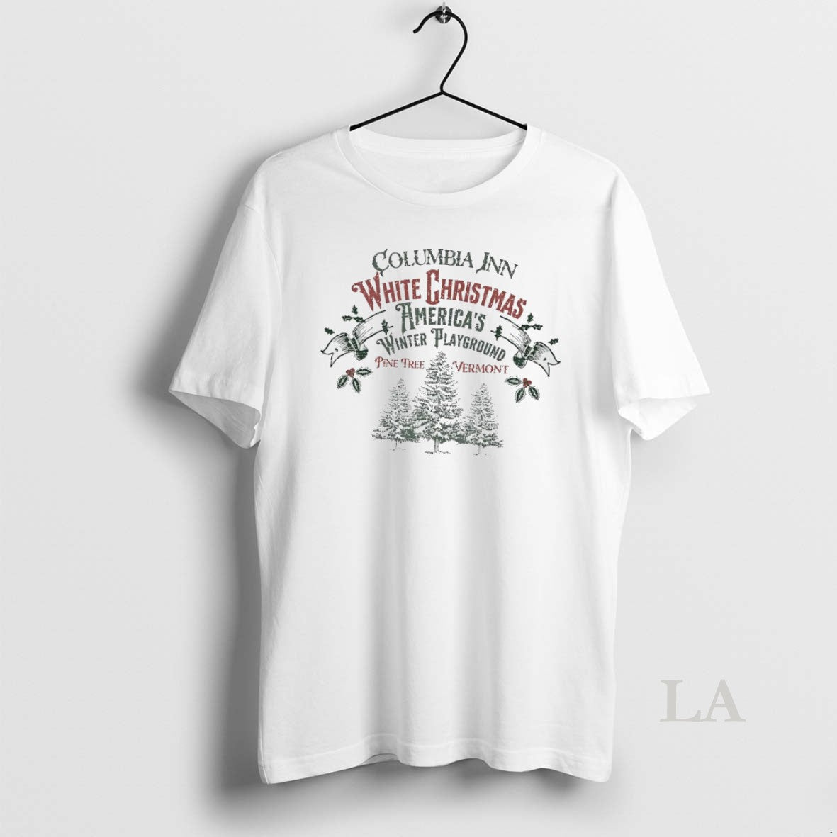 Original Columbia Inn White Christmas Americas Winter Playground Pine Tree