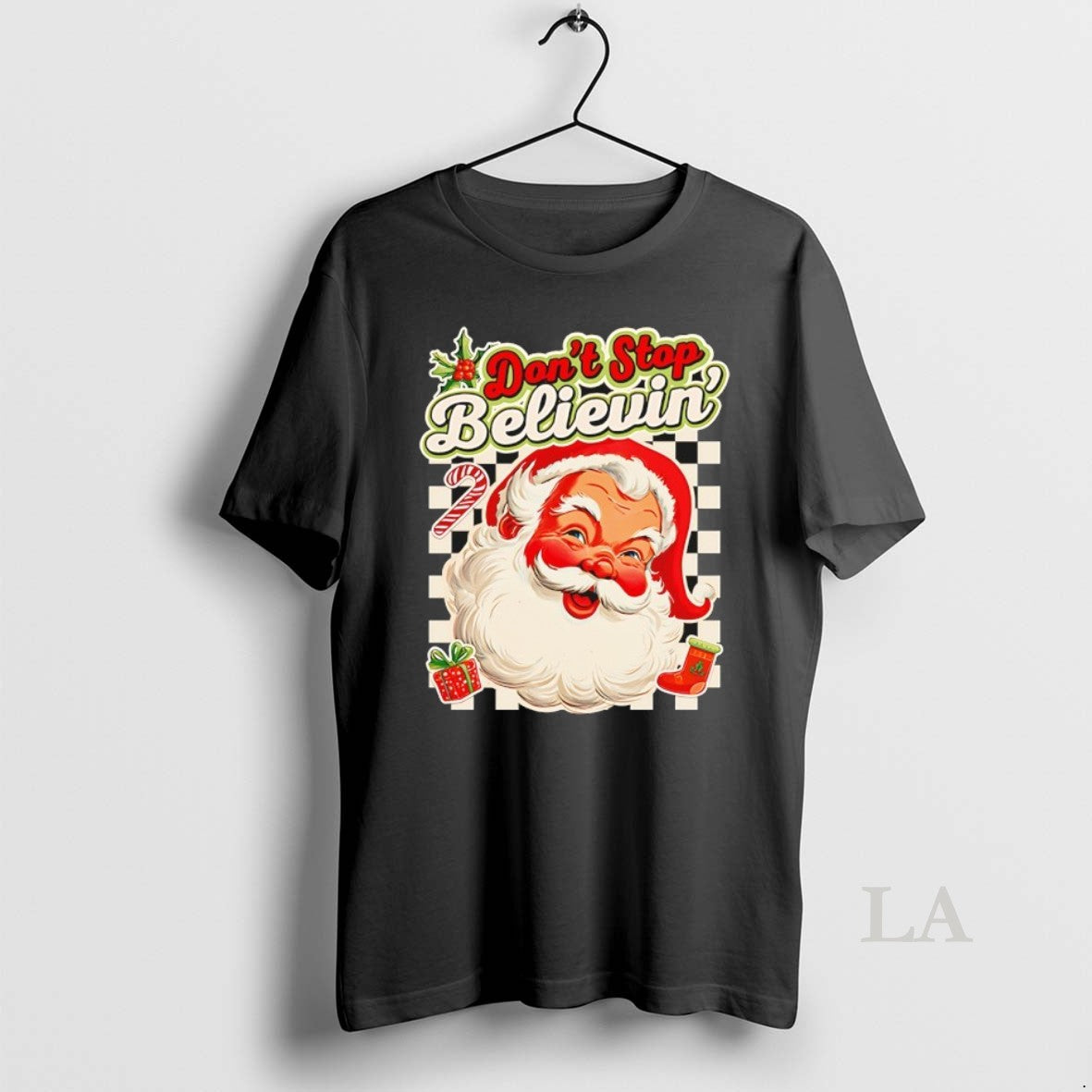 Original Dont Stop Believin Santa T-Shirts, Hoodie, Sweatshirt | CiraTrend.com