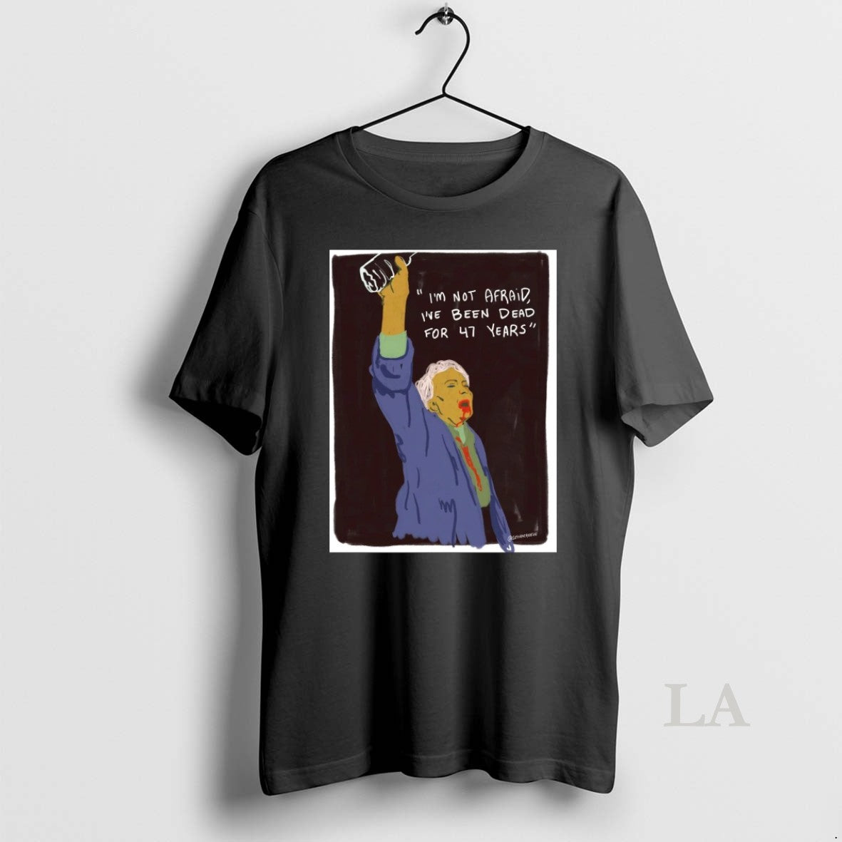 Original Im Not Afraid Ive Been Dead For 47 Years Iran Elderly Womans Bloody Protest T-Shirts, Hoodie, Sweatshirt