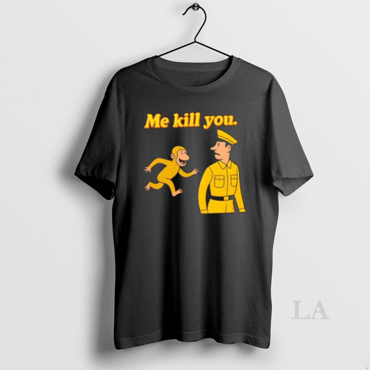 Original Me Kill You Funny Monkey Cartoon Warning T-Shirts, Hoodie, Sweatshirt | CiraTrend.com