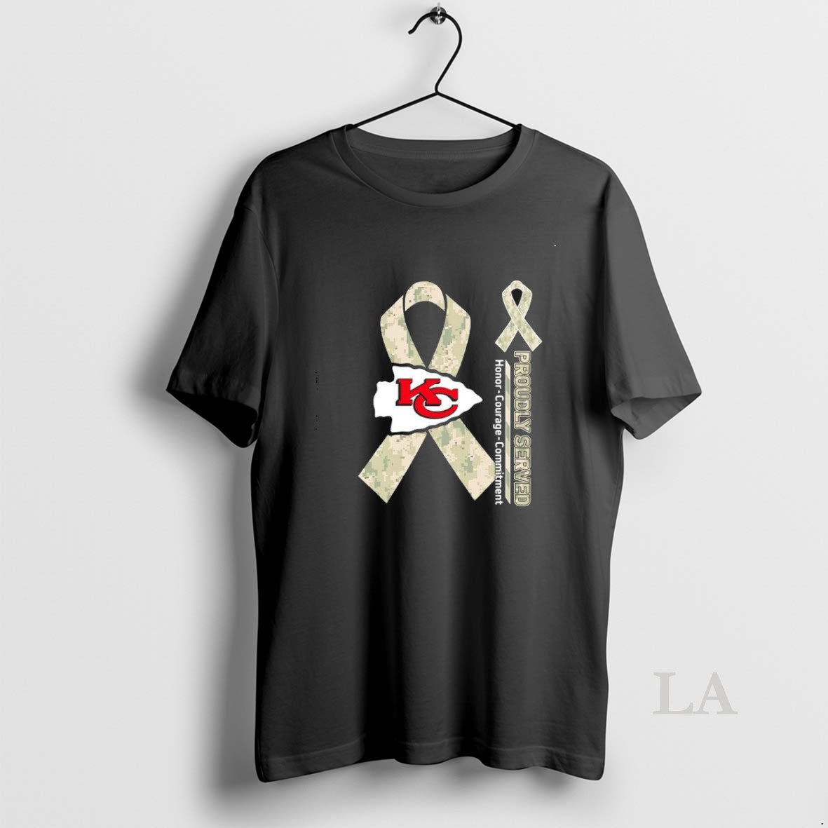 Original Proudly Served Honor Courage Commitment Kansas City Chiefs Football