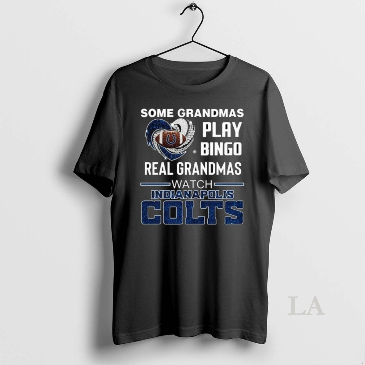 Original Some Grandmas Play Bingo Real Grandmas Watch Indianapolis Colts Diamond Heart 2025 Long Sleve