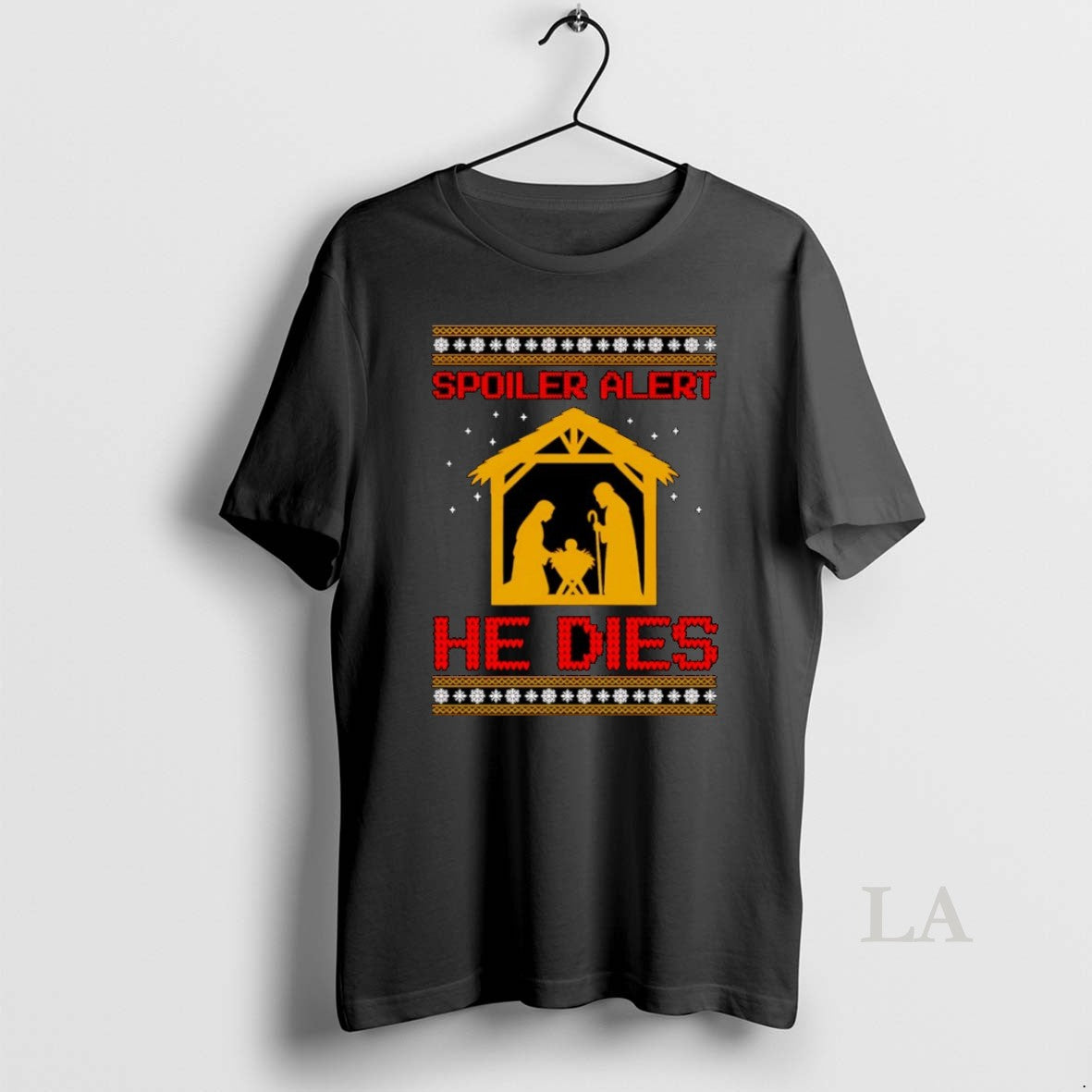 Original Spoiler Alert He Dies Ugly Christmas T-Shirts, Hoodie, Sweatshirt | CiraTrend.com