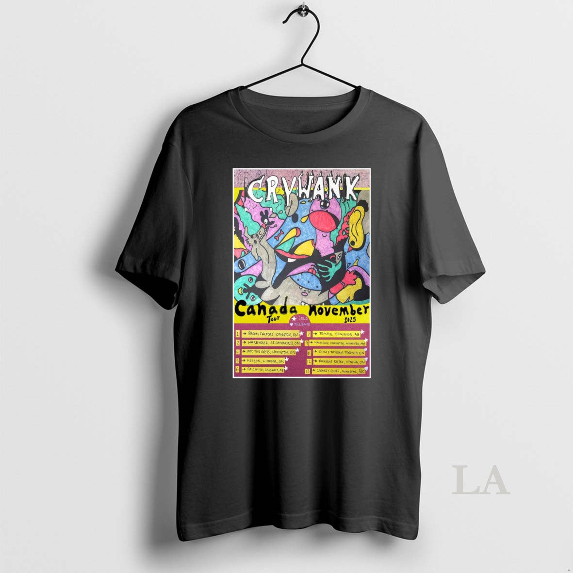 Original Crywank Canada November Tour 2025