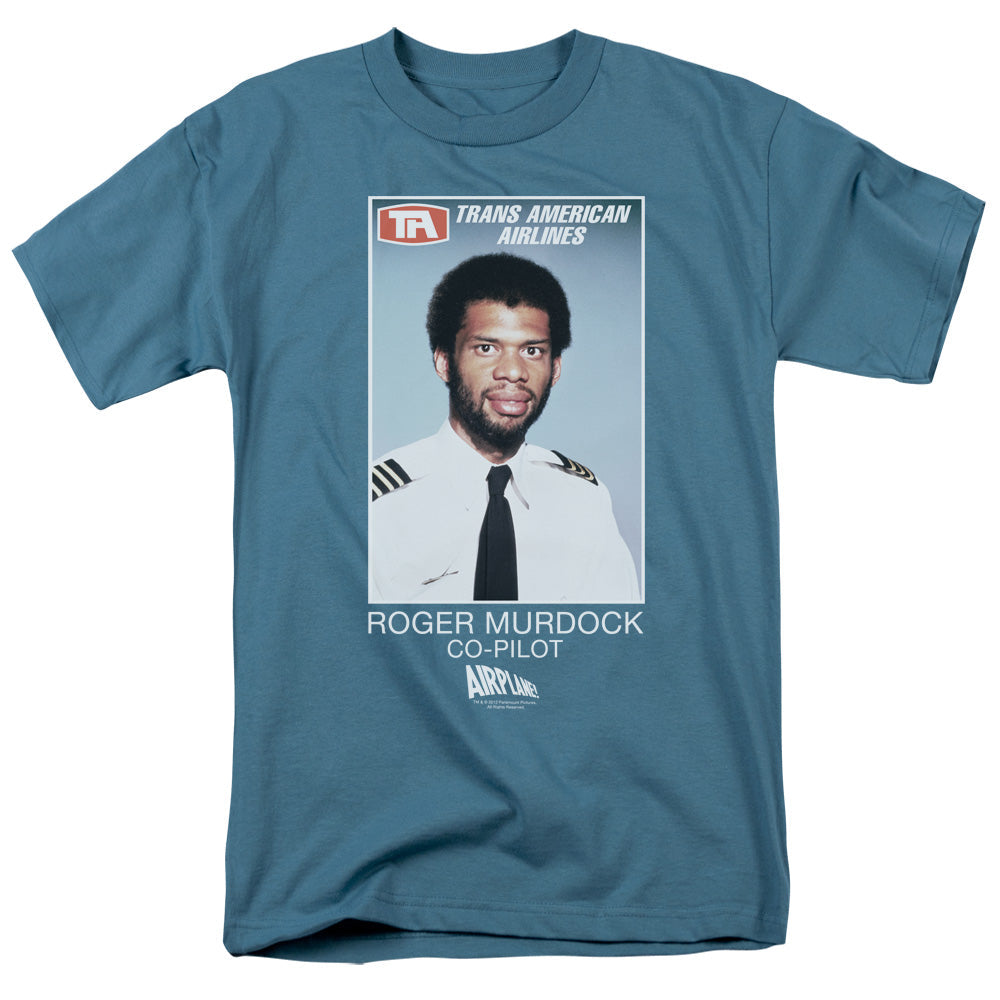 Airplane Roger Murdock Mens T Shirt Slate Hoodie, Sweatshirt | CiraTrend.com (Image 1)