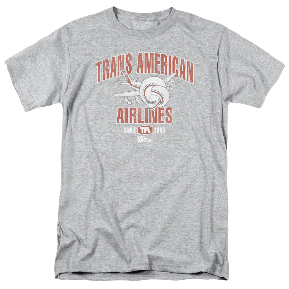 Airplane Trans American Mens T Shirt Athletic Heather Hoodie, Sweatshirt | CiraTrend.com (Image 1)