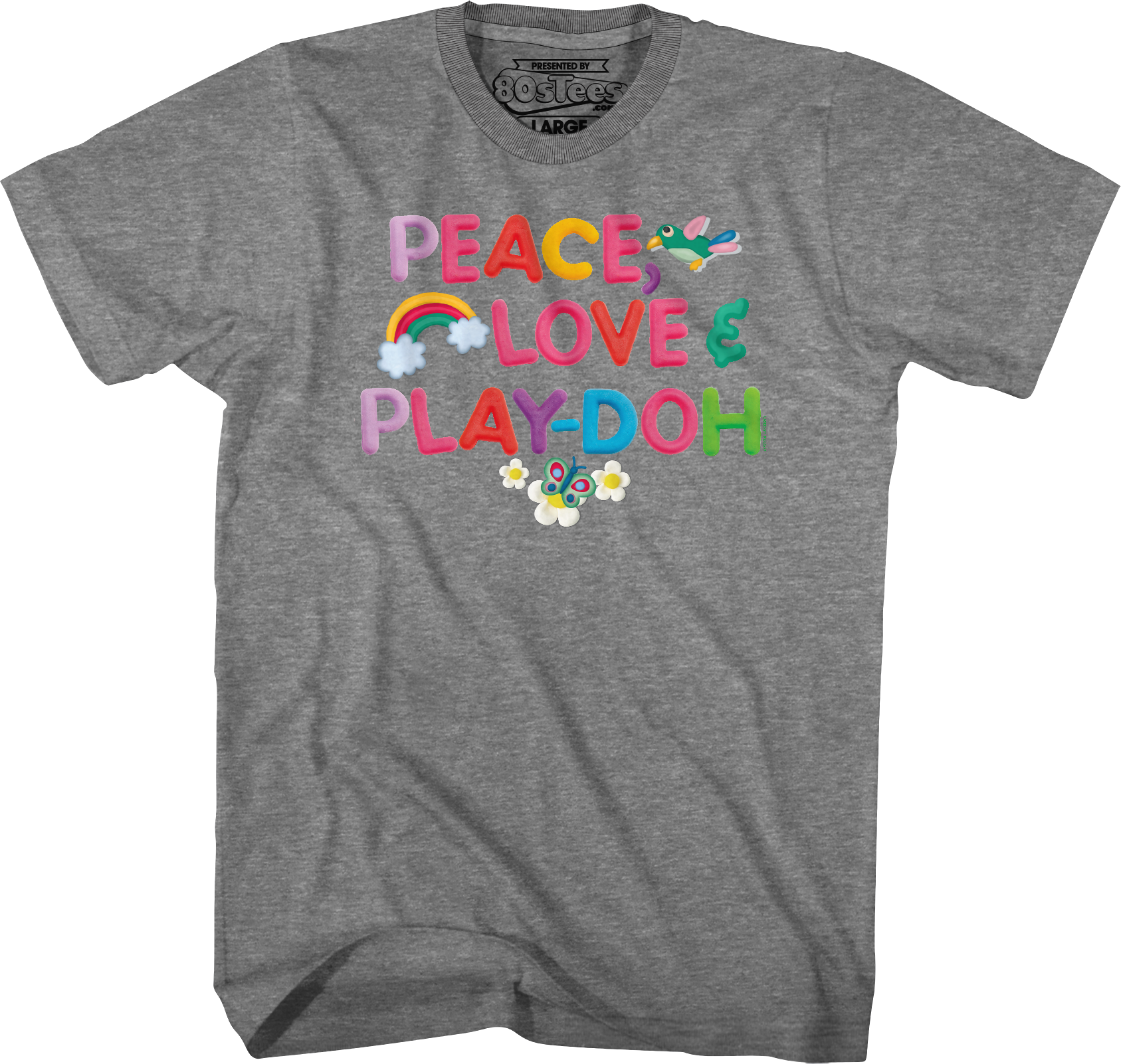 Peace Love & Play-Doh T-Shirt Hoodie, Sweatshirt | CiraTrend.com (Image 4)