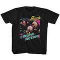 Poison Youth S/S T-Shirt - Bright Action - Solid Black Hoodie, Sweatshirt | CiraTrend.com