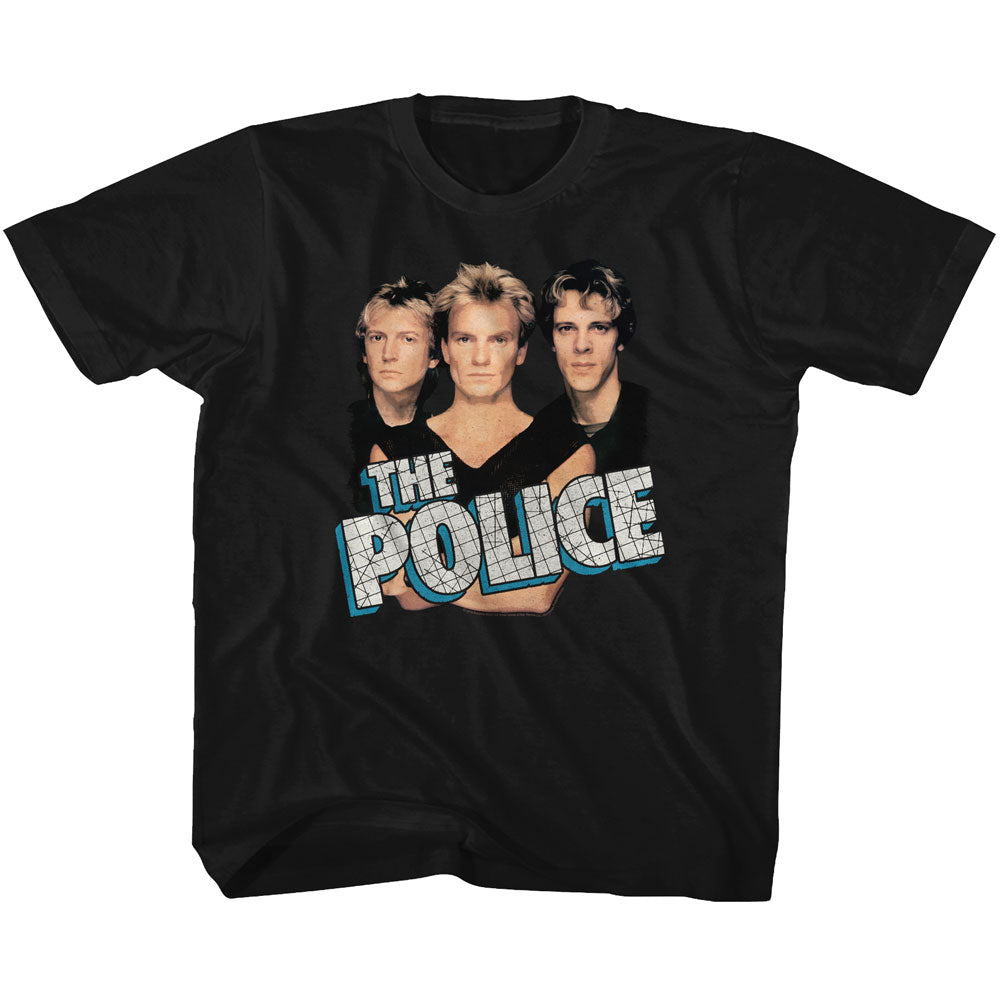 The Police Youth S/S T-Shirt - Boys'N'Blue - Solid Black Hoodie, Sweatshirt | CiraTrend.com