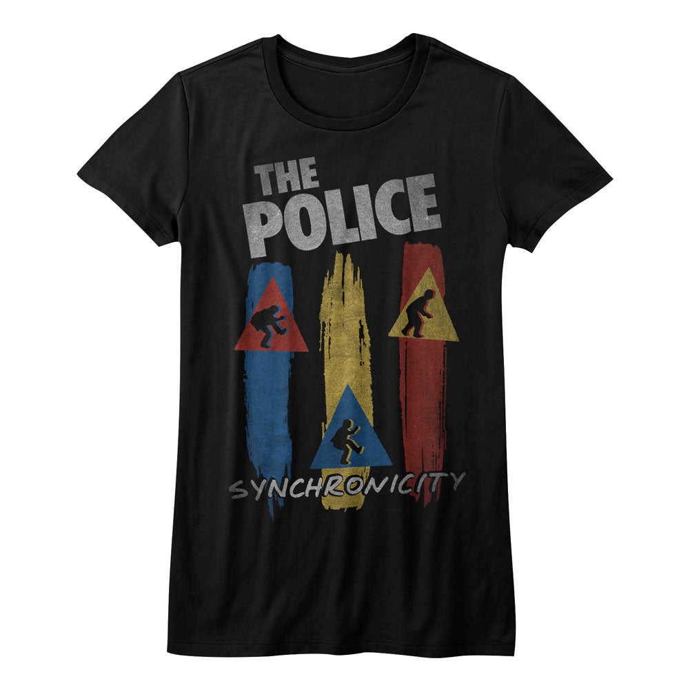 The Police Girls Juniors S/S T-Shirt - Synchro - Solid Black Hoodie, Sweatshirt | CiraTrend.com