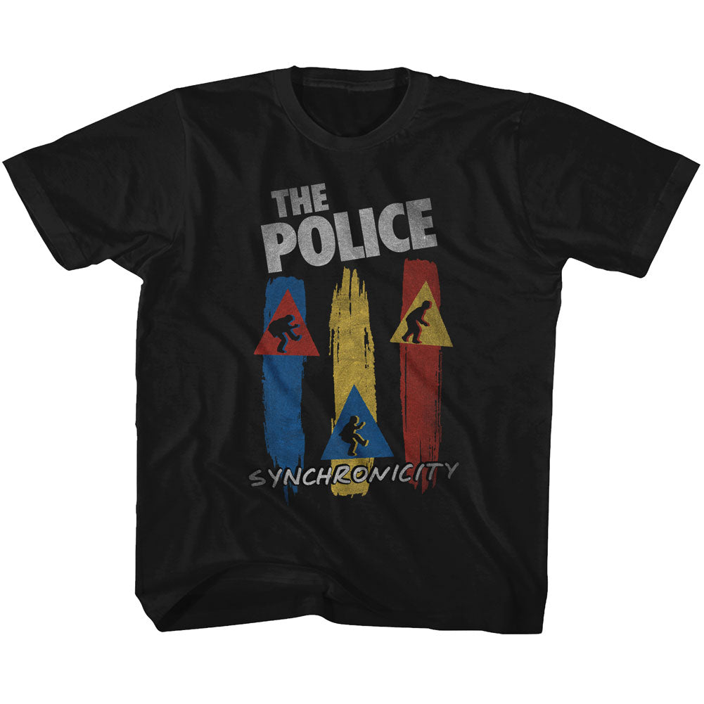 The Police Toddler S/S T-Shirt - Synchro - Solid Black Hoodie, Sweatshirt | CiraTrend.com