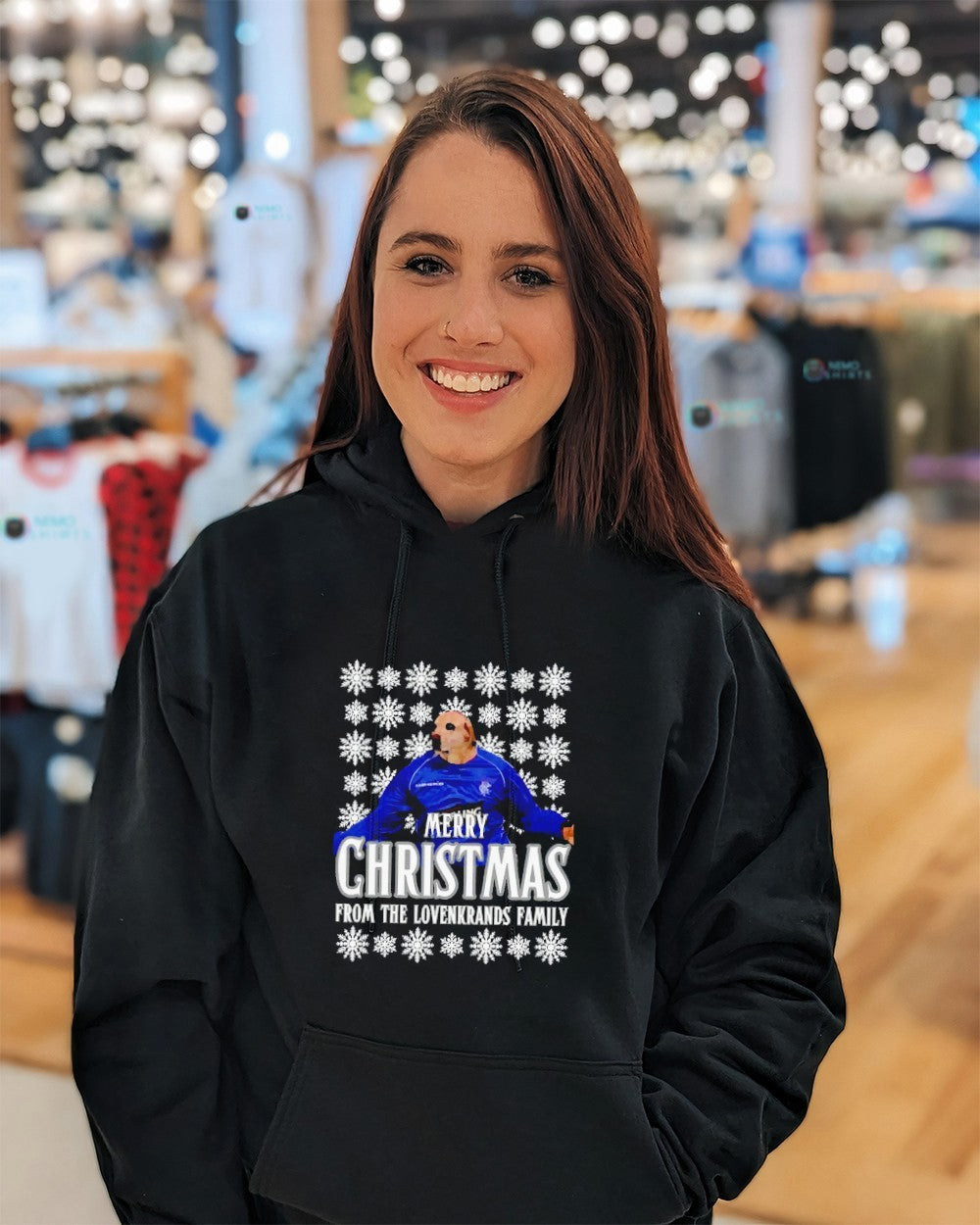 Peter Lovenkrands dog Christmas merry Christmas from the Lovenkrands family shirt