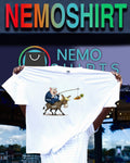 Pig Netanyahu riding donkey Trump carrot Epstein files shirt