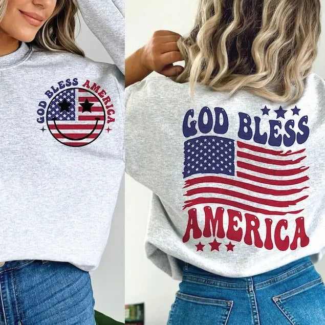 Premium  God Bless America , 4th of July  , 4th of July Png, Independence Day  , America  , USA  , Patriotic  , Memorial...