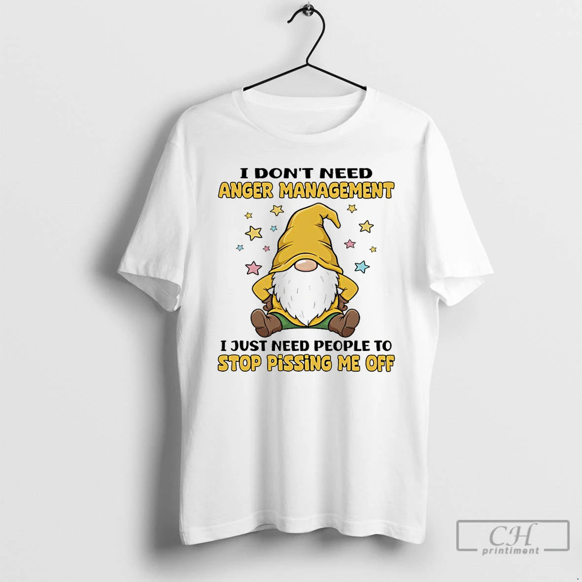 Premium Gnome I Dont Need Anger Management I Just Need People To Stop Pissing Me T-Shirts, Hoodie, Sweatshirt | CiraTrend.com