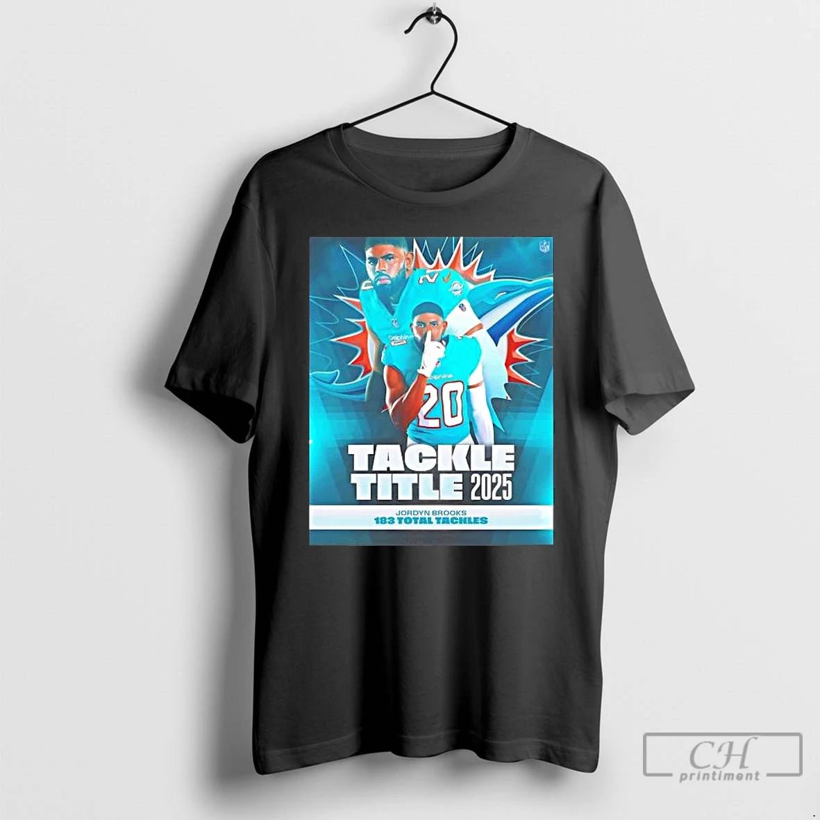 Premium Jordyn Brooks 183 Total Tackles 2025 T-Shirts, Hoodie, Sweatshirt | CiraTrend.com