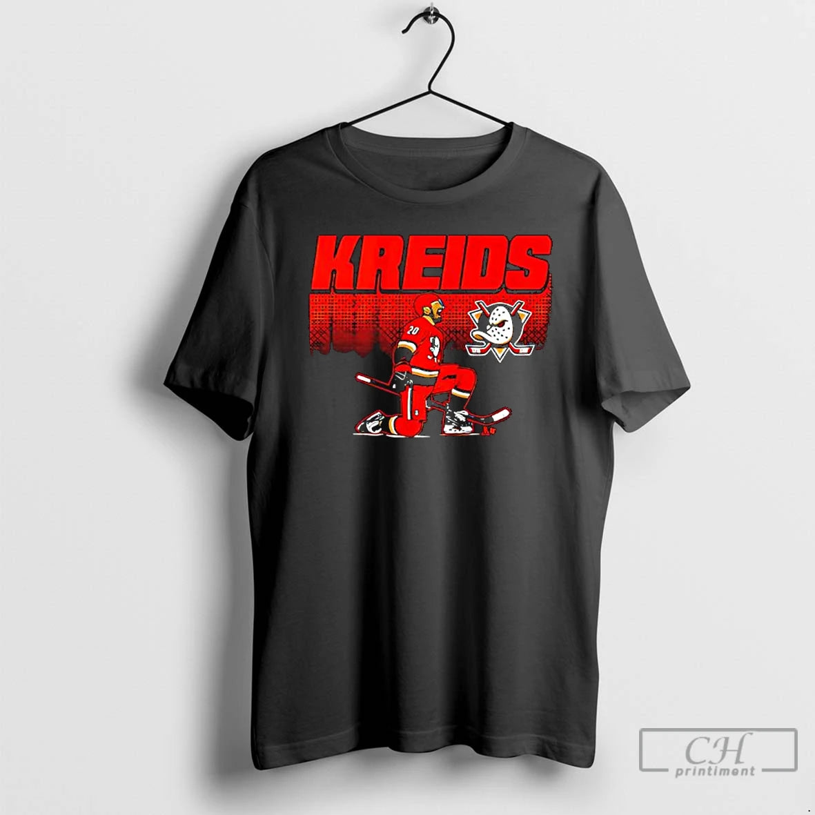 Premium Nhl Player Chris Kreider In An Anaheim Ducks Jersey T-Shirts, Hoodie, Sweatshirt | CiraTrend.com