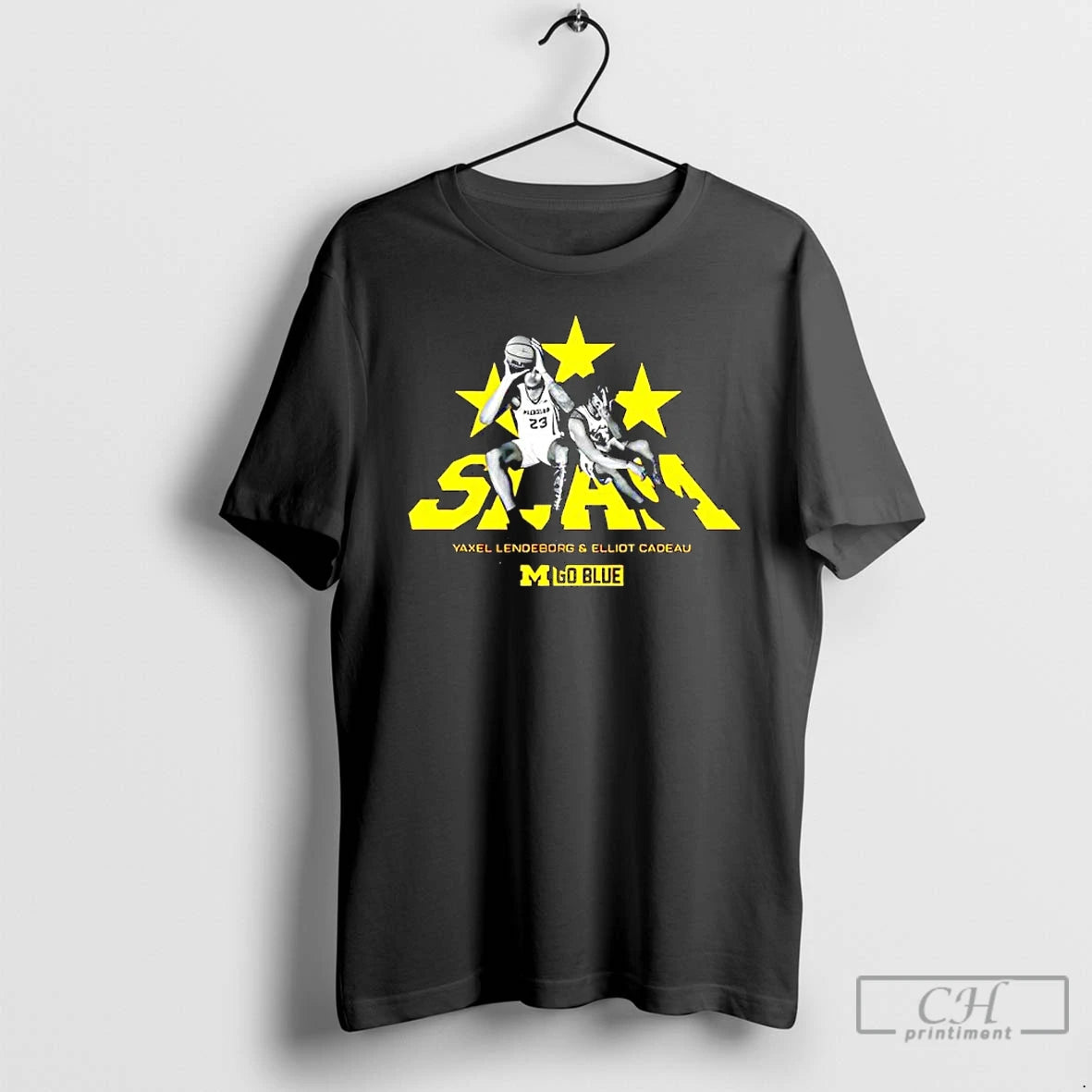 Premium Slam Yaxel Lendeborg Elliot Cadeau Michigan Go Blue Jersey T-Shirts, Hoodie, Sweatshirt | CiraTrend.com
