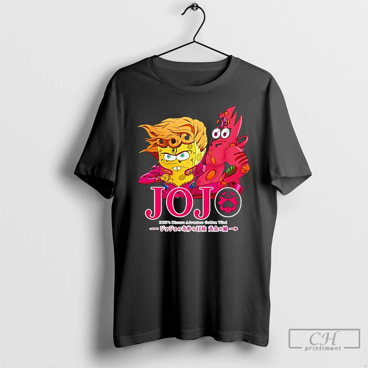 Premium Sponge Giorno Joj Bobs Bizarre Adventure Golden Wind T-Shirts, Hoodie, Sweatshirt | CiraTrend.com