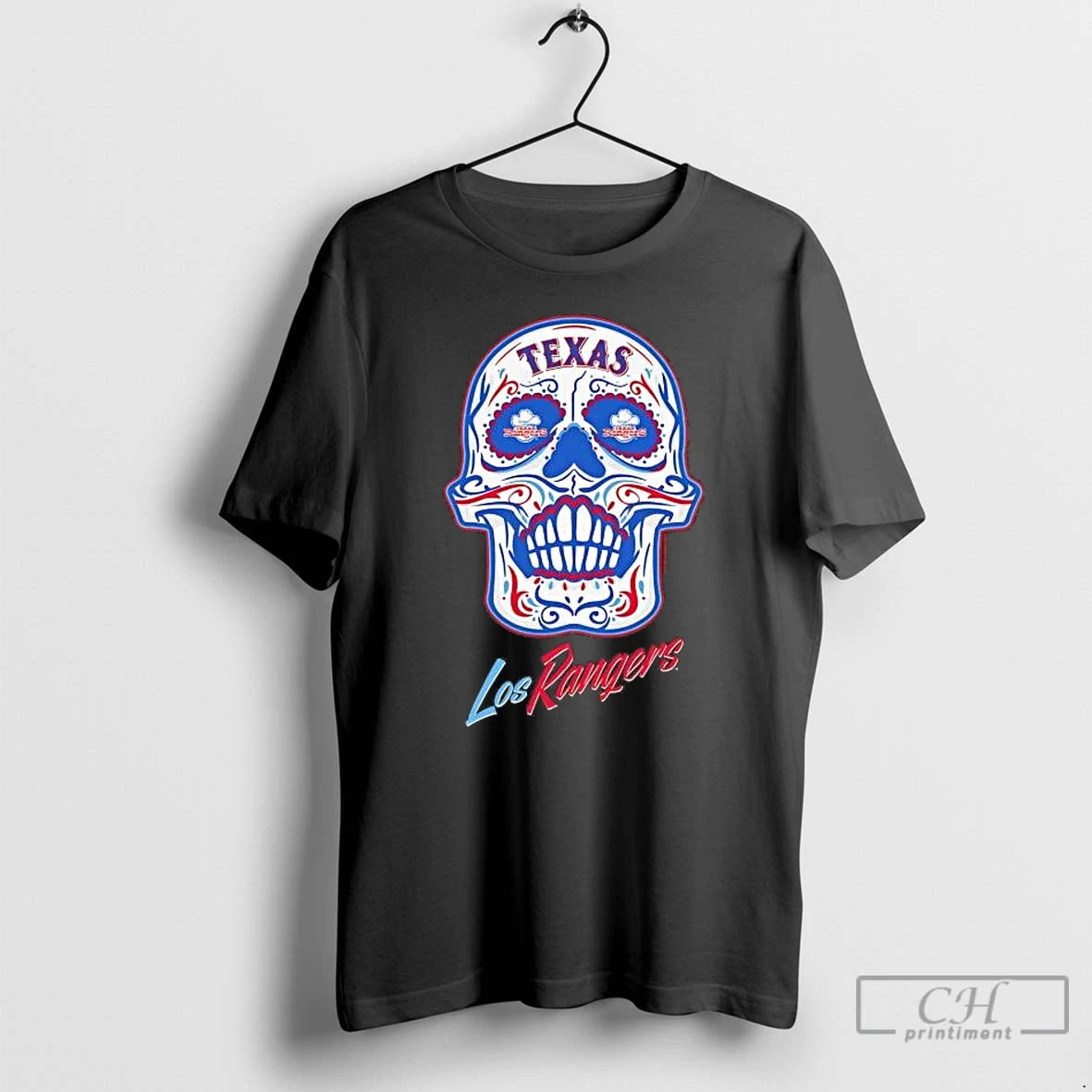 Premium Texas Rangers Sugar Skull Los Rangers T-Shirts, Hoodie, Sweatshirt | CiraTrend.com