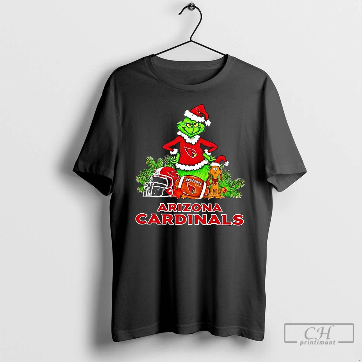 Premium The Grinch And Max Arizona Cardinals Christmas Helmet Items T-Shirts, Hoodie, Sweatshirt | CiraTrend.com