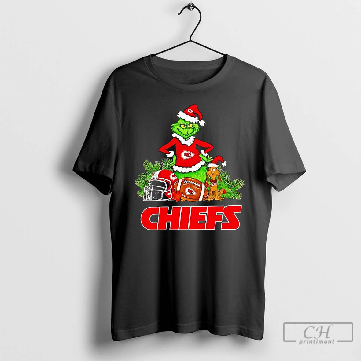 Premium The Grinch And Max Kansas City Chiefs Christmas Helmet Items T-Shirts, Hoodie, Sweatshirt | CiraTrend.com