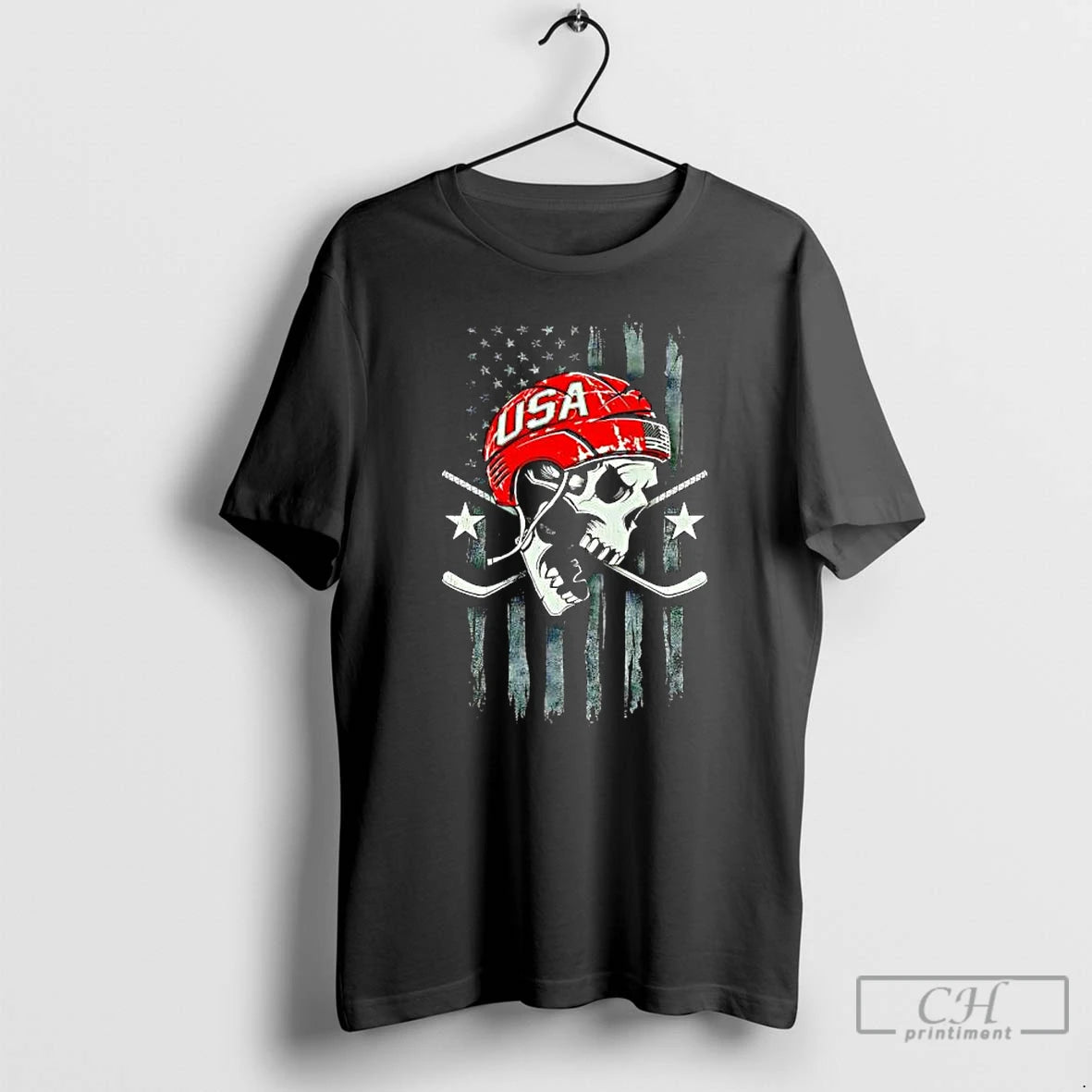 Premium Usahockey Skull Graphic T-Shirts, Hoodie, Sweatshirt | CiraTrend.com