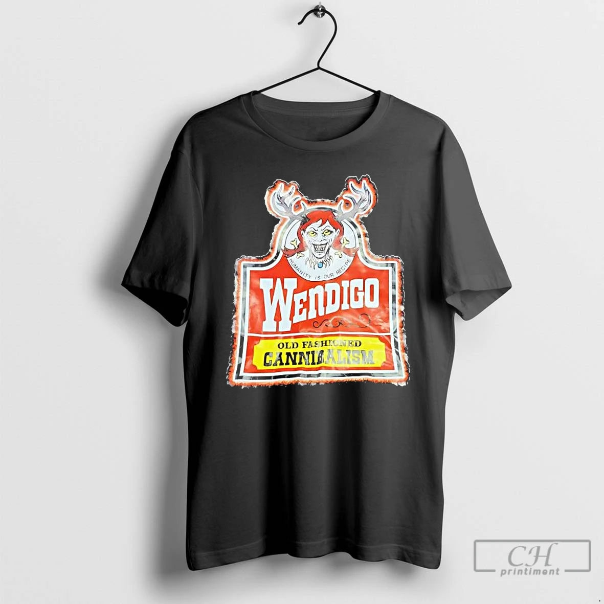 Premium Wendigo Old Fashioned Cannibalism Wendys Parody T-Shirts, Hoodie, Sweatshirt | CiraTrend.com