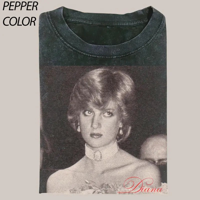 Princess Diana Vintage Graphic T-Shirt, Unisex Crewneck T-Shirt, Gift For Men Women Hoodie, Sweatshirt | CiraTrend.com