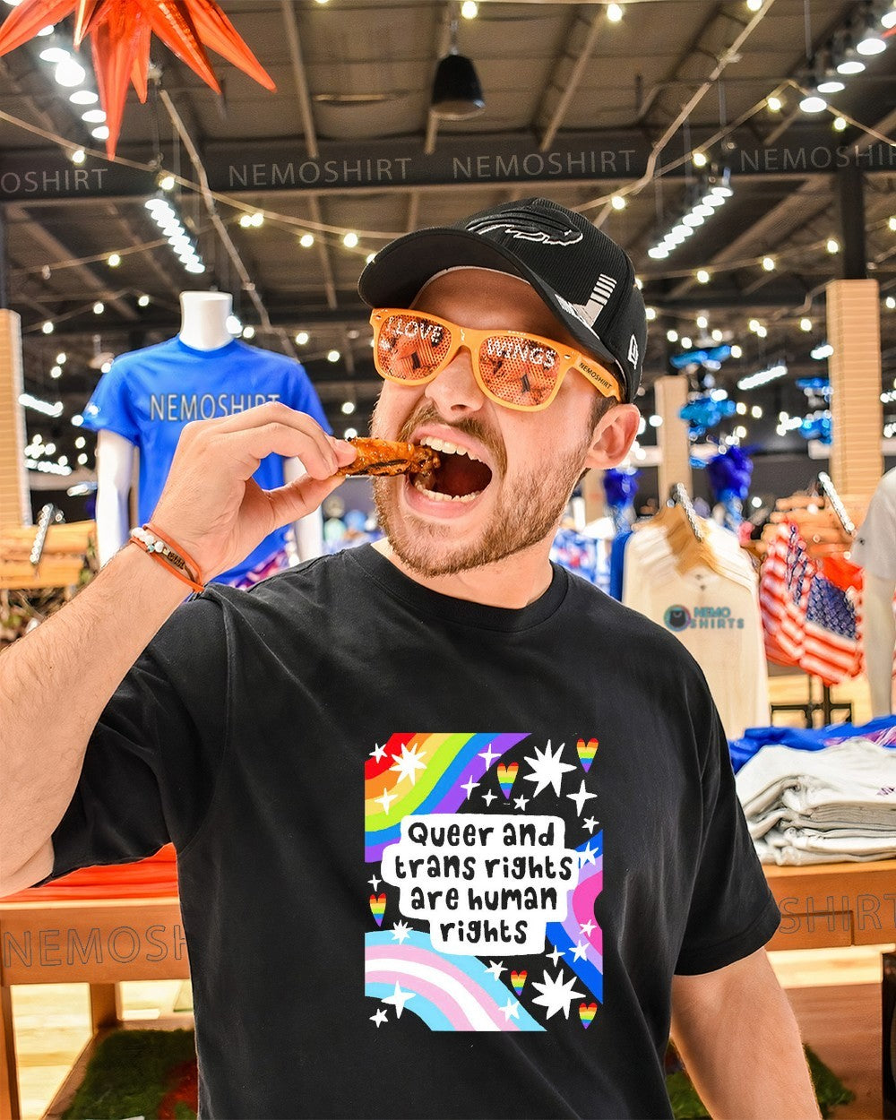 Queer and trans rights are human rights shirt
